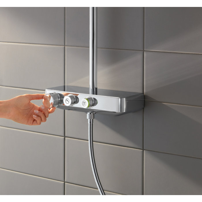 GROHE Euphoria® Thermostatic Complete Shower System with TurboStat